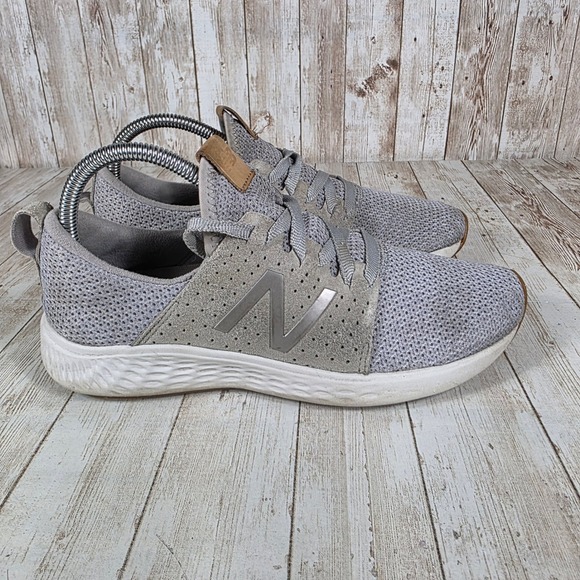 New Balance Fresh Foam Gray Knit‎ Running Shoes Women's 7 - Picture 1 of 8